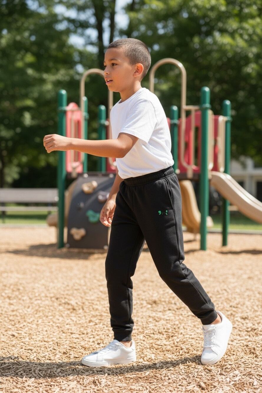 Under Armour Boys Black Athletic Jogger Pants Size 7 Youth Performance Pants